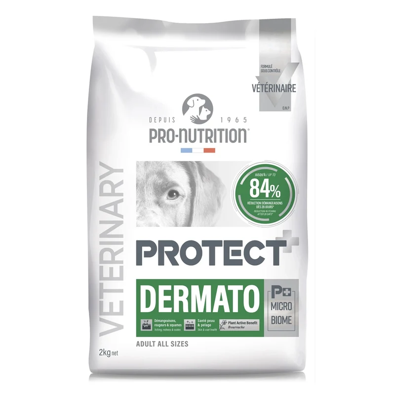 Flatazor Pro-Nutrition Protect DERMATO – Premium Hundefutter für gesunde Haut & glänzendes Fell bei Hautproblemen, Juckreiz & Allergien