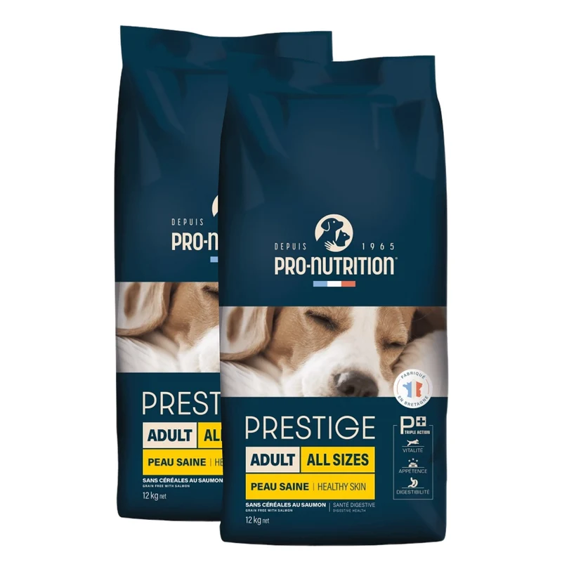 Flatazor Pro-Nutrition Prestige Adult All Sizes Healthy Skin – Premium Hundefutter für gesunde Haut, glänzendes Fell und starke Abwehrkräfte bei Allergien und Hautproblemen