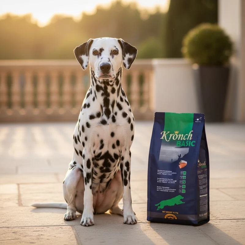 Henne Pet Food Kronch Basic - Premium Trockenfutter für Hunde mit normalem Energiebedarf
