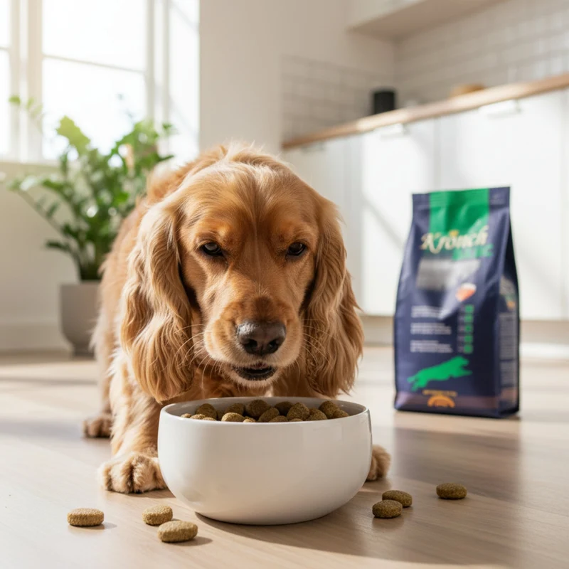 Henne Pet Food Kronch Basic - Premium Trockenfutter für Hunde mit normalem Energiebedarf