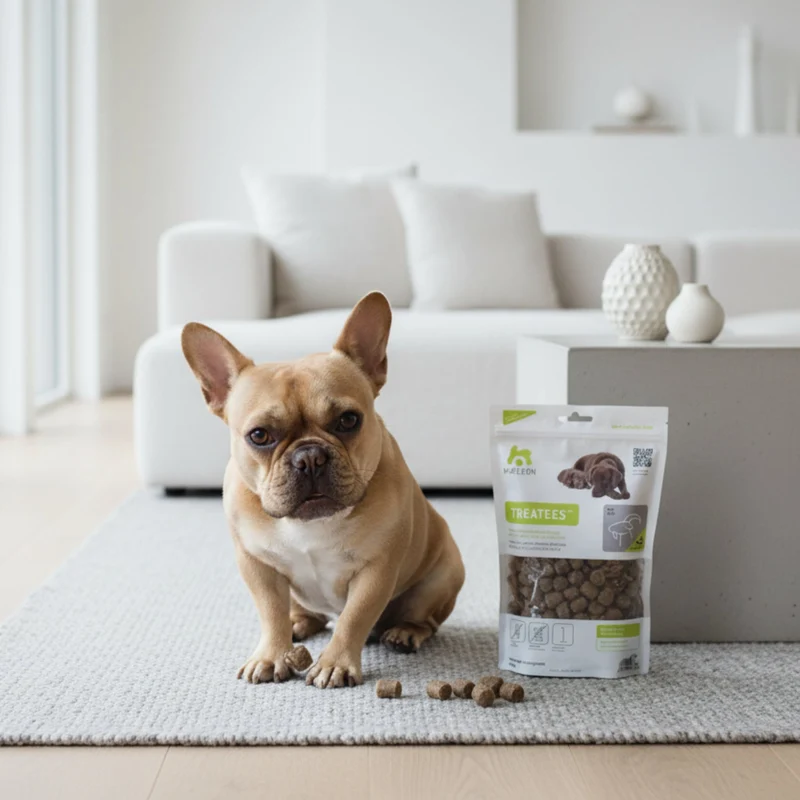 Maelson Treatees Soft Hundesnacks mit Ziege – Getreidefreie Premium-Belohnung für sensible Hunde