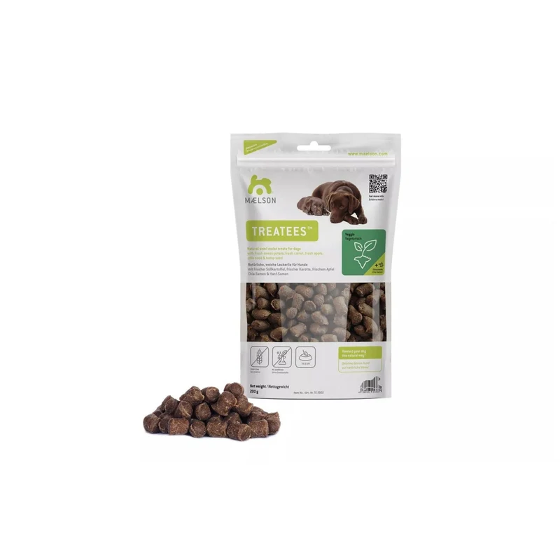 Maelson Treatees Soft – Vegetarische Hundesnacks, getreidefrei & extra weich für sensible Hunde