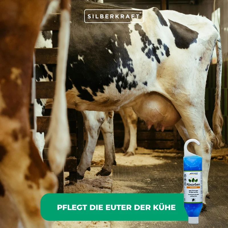 Absorben: Euterpflege-Gel gegen Zitzensaugen für Kälber und Kühe