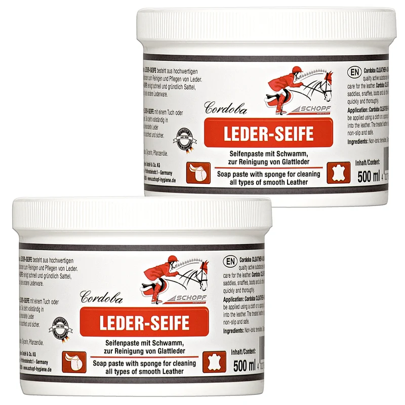 Glattleder-Pflege: Hochwirksame Seifenpaste für Pferdeequipment