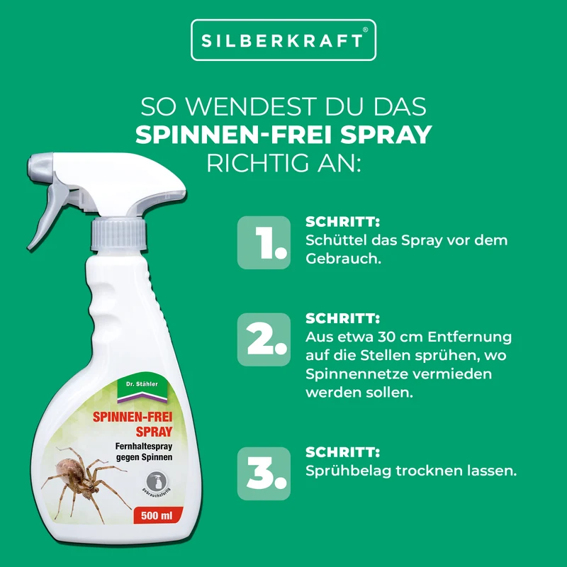 Spinnen-Frei Spray: Wirksames Vertreibungsspray gegen Spinnen