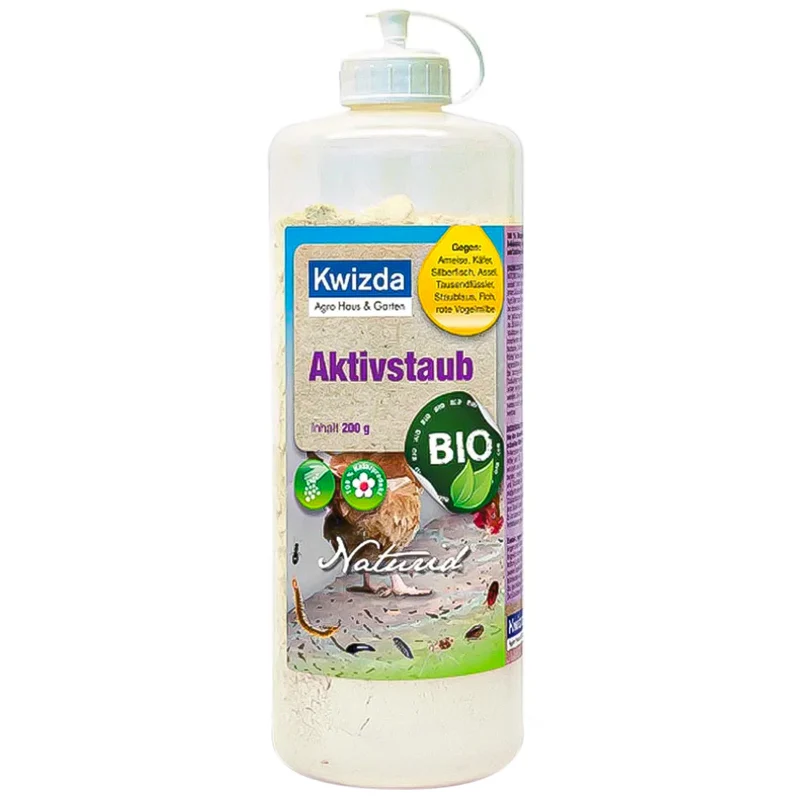 NATURID Polvere Attiva 200g – Polvere Naturale per Insetti Striscianti