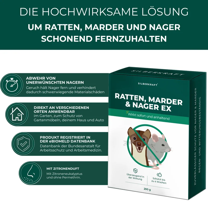 Ratten, Marder & Nager Ex Granulat