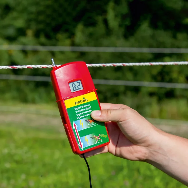Voltmetro digitale con display di carico – volt per recinzioni elettriche