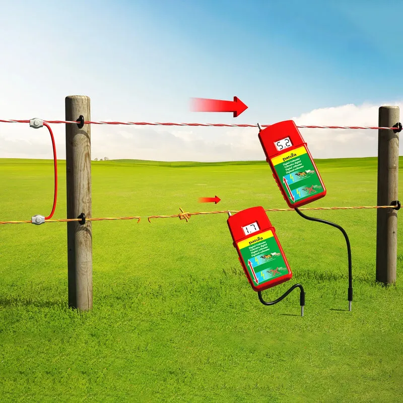 Voltmetro digitale con display di carico – volt per recinzioni elettriche