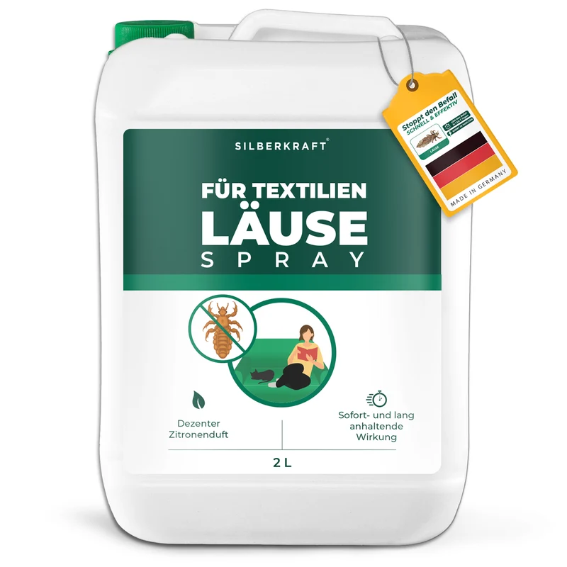 Läusespray für Textilien und Kopfläuse vorbeugen Spray