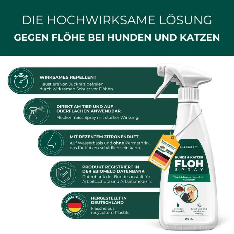 Flohspray Hunde & Katzen