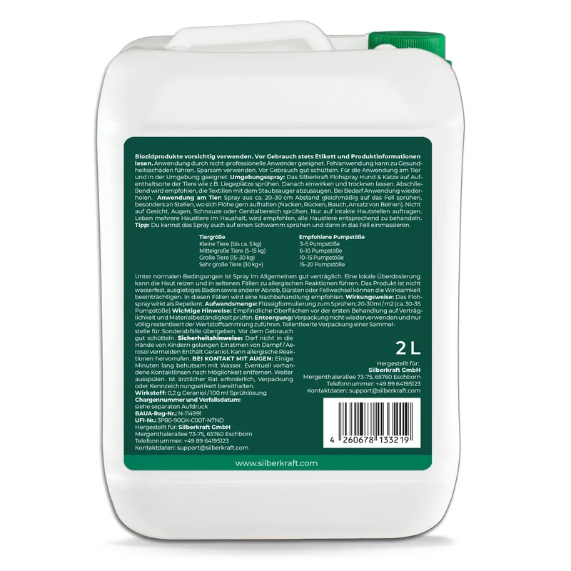 Flohspray Hunde & Katzen