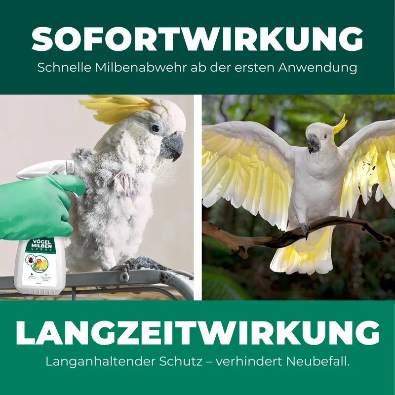 Milbenspray Vögel