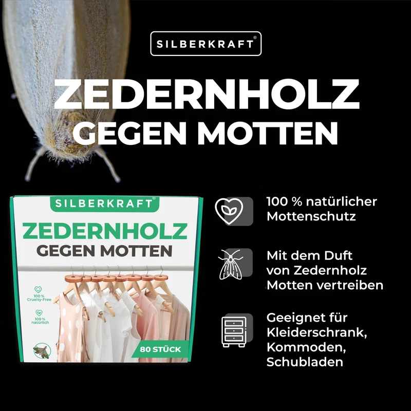 Zedernholz Mottenschutz