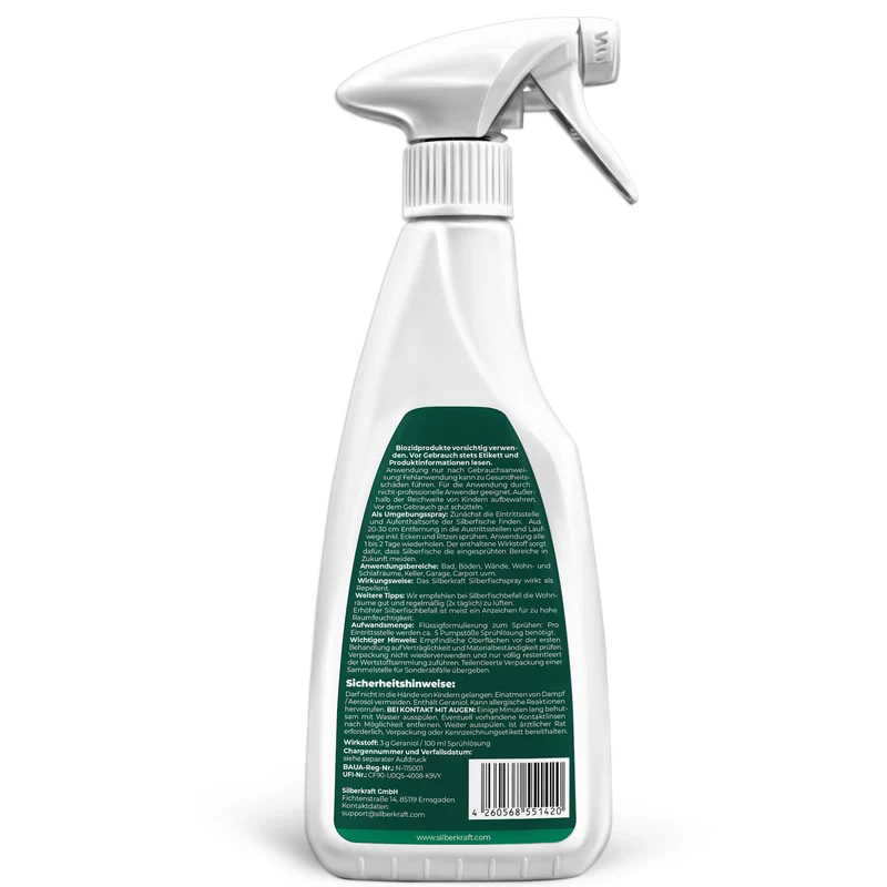 Silberfischspray - Silberfische / Papierfische vertreiben