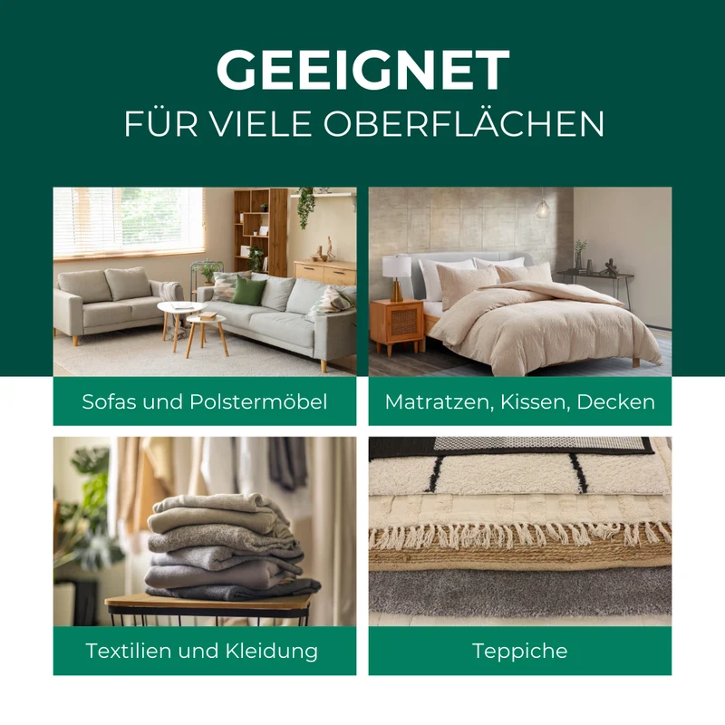 Milbenspray für Matratzen & Textil - Milben im Bett vertreiben