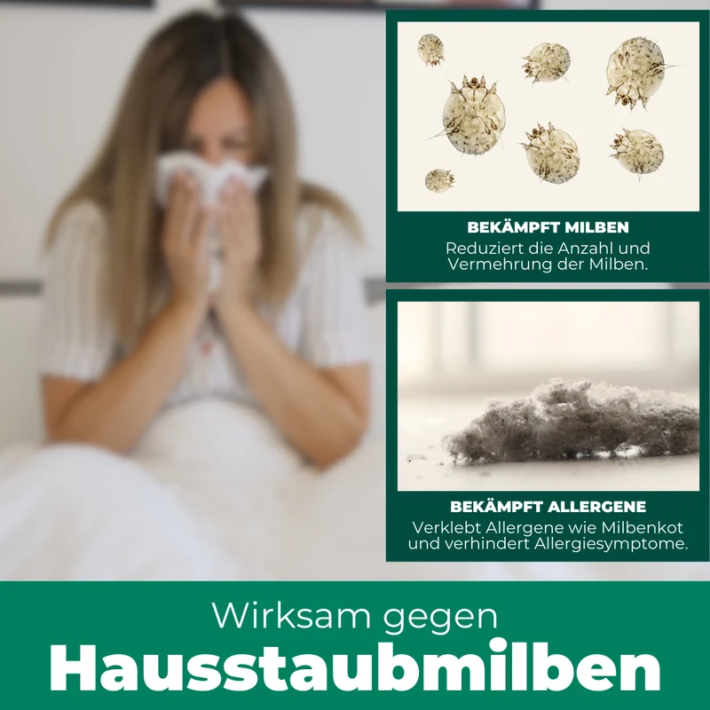 Milbenspray für Matratzen & Textil - Milben im Bett vertreiben