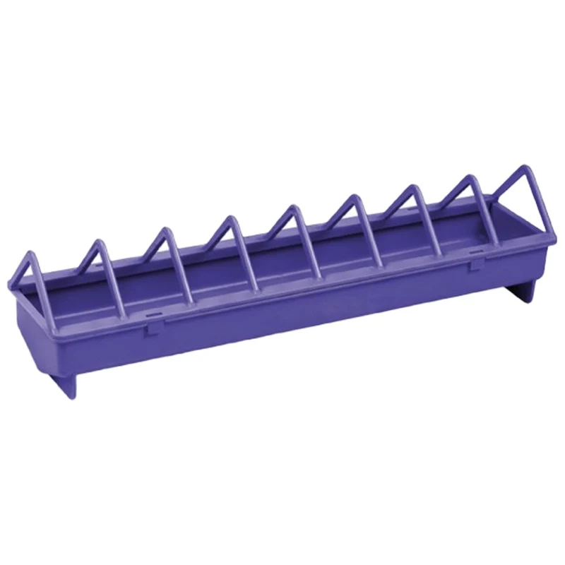 Mangiatoia in plastica per pulcini 50cm a spazi larghi – resistente colore viola