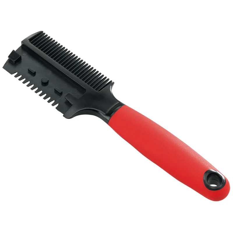 GRO 5991 Pettine con Lama da Rasoio Doppio per Cani