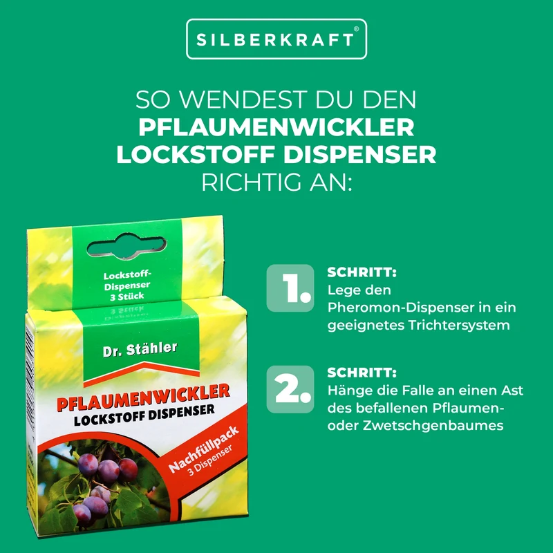 Pflaumenwickler Lockstoffdispenser - Nachfüllpack