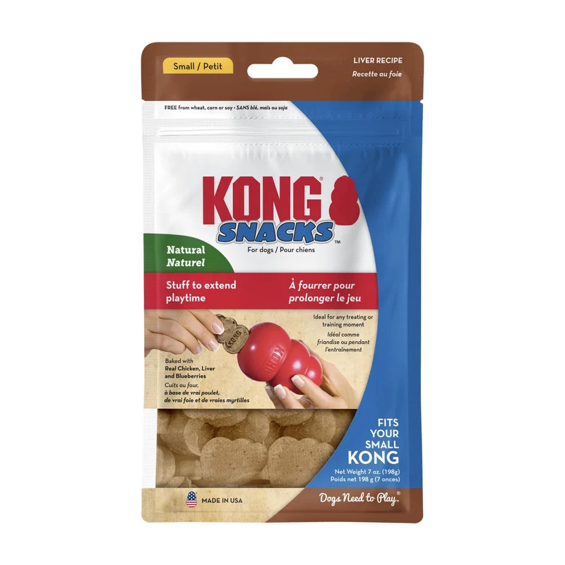 KONG Leber Hundesnack – Premium Leberpaste zum Befüllen von Kong Spielzeugen für langanhaltende Beschäftigung