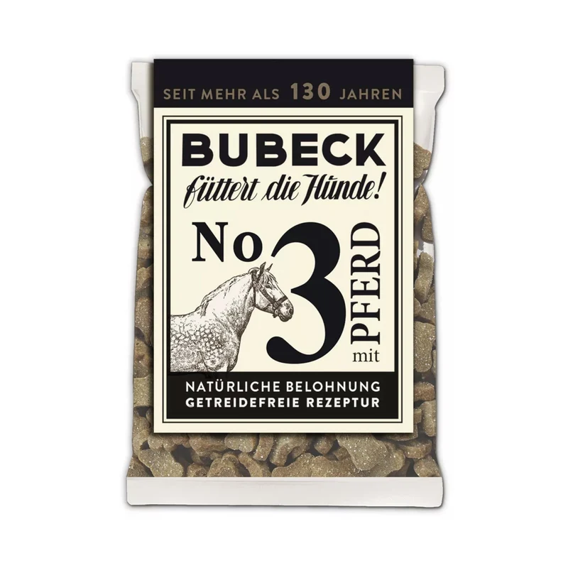 Bubeck No. 3 mit Pferdefleisch – Premium Hundesnack getreidefrei für Allergiker, sensible Hunde & Futtermittelunverträglichkeiten