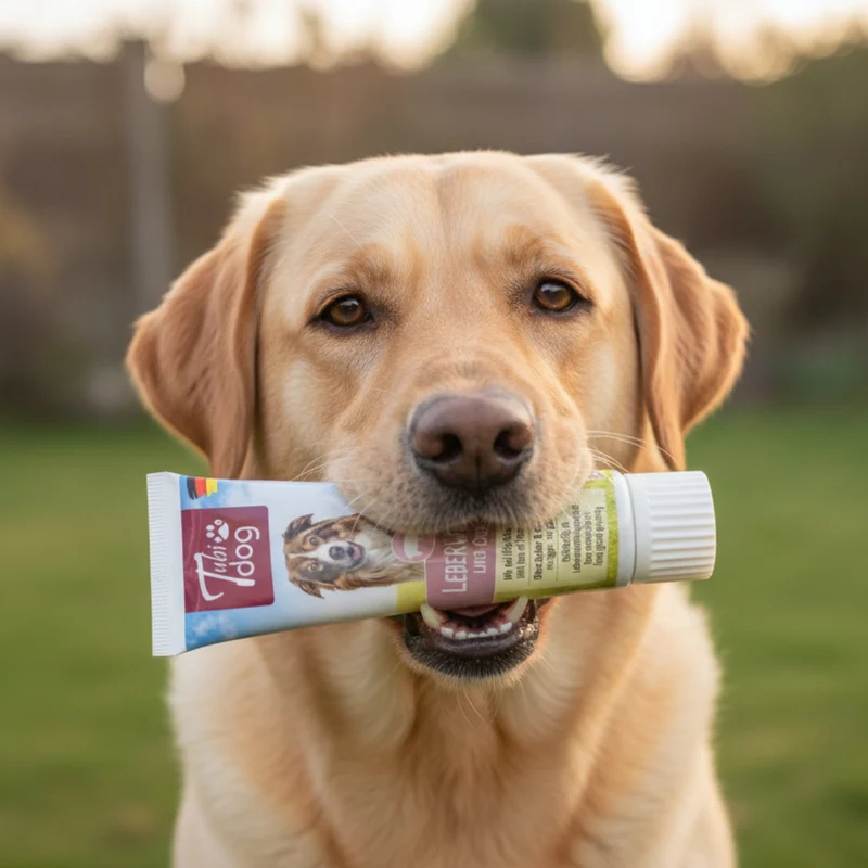 TubiDog Leberwurst – Premium Hundesnack aus natürlichen Zutaten für Training, Belohnung & Verwöhnen | Ideal für Welpen & erwachsene Hunde