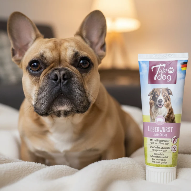 TubiDog Leberwurst – Premium Hundesnack aus natürlichen Zutaten für Training, Belohnung & Verwöhnen | Ideal für Welpen & erwachsene Hunde