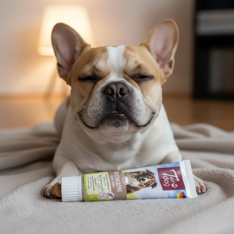 TubiDog Baconcreme – Cremige Belohnungspaste mit unwiderstehlichem Bacon-Geschmack für Training, Medikamentengabe & Bindung