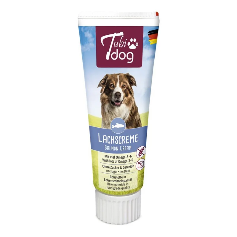 TubiDog Lachscreme – Premium Hundesnack aus 100% Lachs für Training & Belohnung