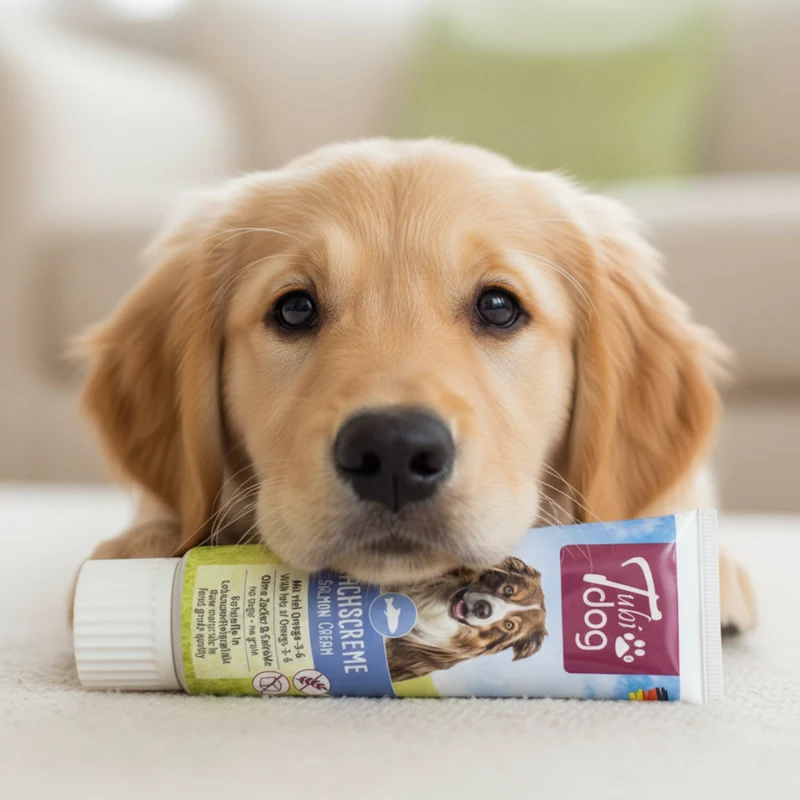 TubiDog Lachscreme – Premium Hundesnack aus 100% Lachs für Training & Belohnung