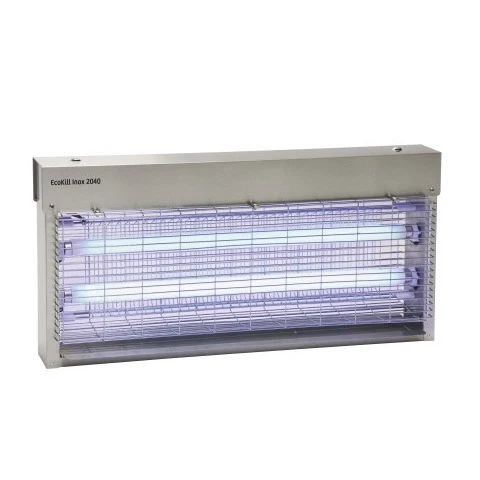 Elettrosterminatore EcoKill Inox – Corpo Inox Robusto con Lampade UV
