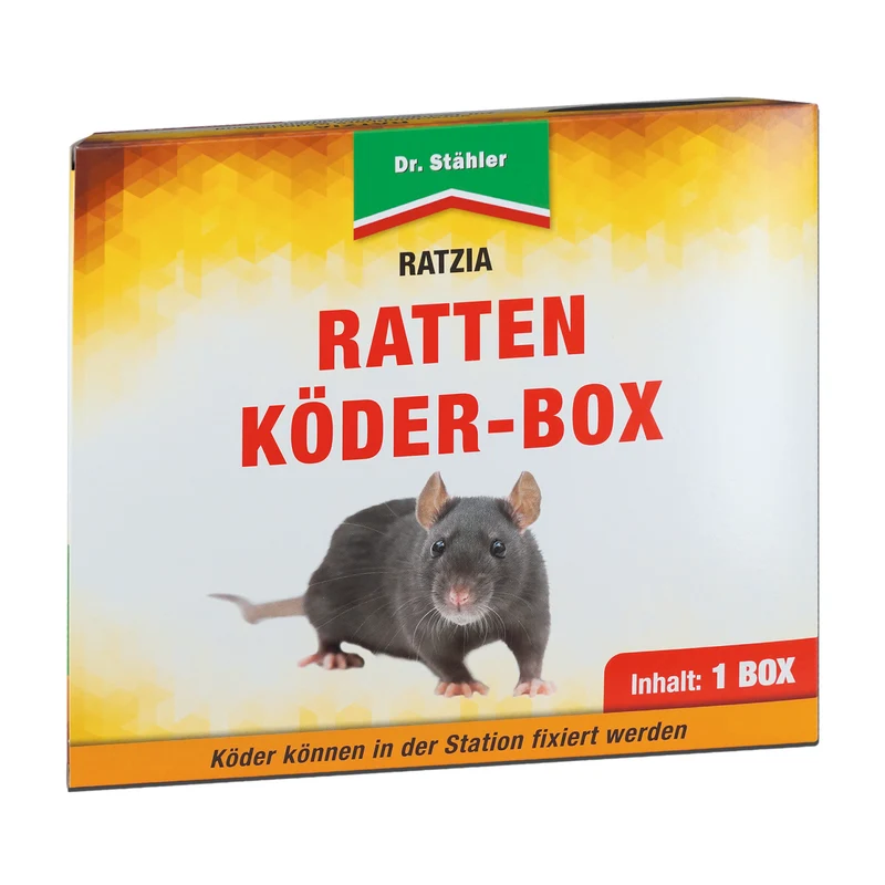Ratzia Rattenköder-Box: zur fachgerechten Ausbringung von Rattenködern im Innen- und Außenbereich