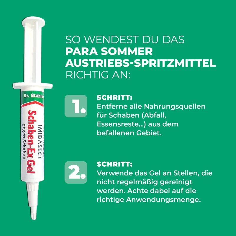 Effektives Schaben-Ex Gel gegen Schabenbefall | Kakerlaken Gel