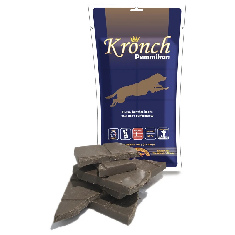 Henne Pet Food Kronch Pemmikan Energieriegel – Premium Energie-Snack für Ausdauer, Leistung & Vitalität bei Sport, Training & Wettkampf
