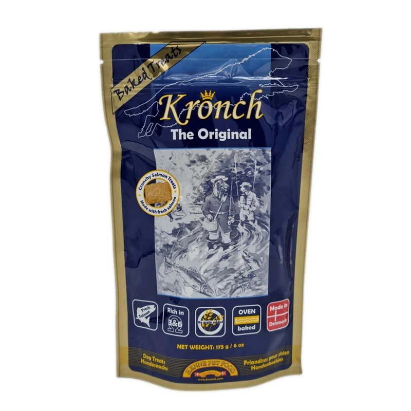 Henne Pet Food Lakse Kronch Original – Premium Lachsleckerlis für Hunde, 100% Natürlich & Getreidefrei, Ideal für Allergiker & Training