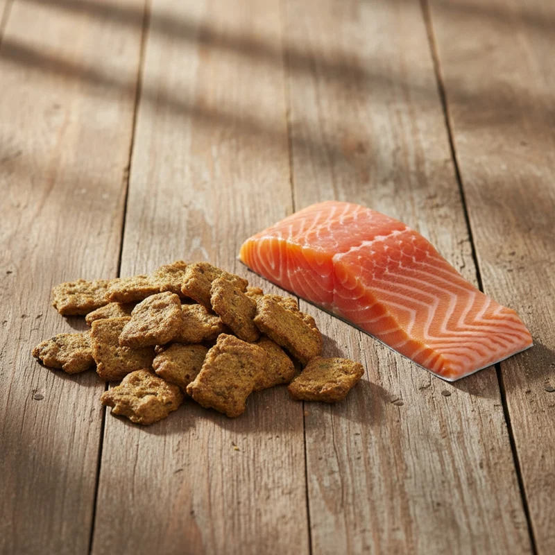 Henne Pet Food Lakse Kronch Original – Premium Lachsleckerlis für Hunde, 100% Natürlich & Getreidefrei, Ideal für Allergiker & Training