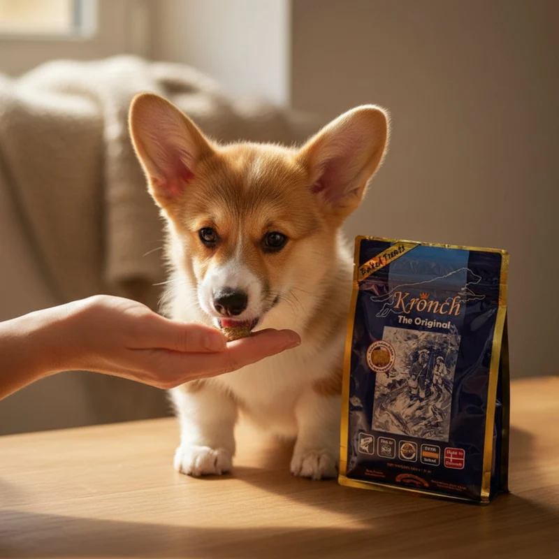 Henne Pet Food Lakse Kronch Original – Premium Lachsleckerlis für Hunde, 100% Natürlich & Getreidefrei, Ideal für Allergiker & Training
