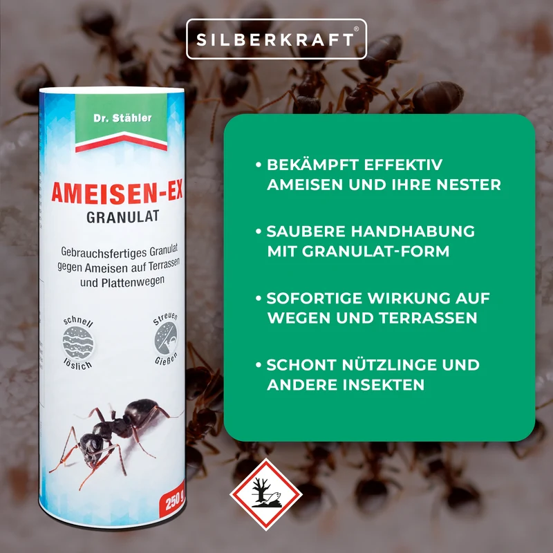 Bewährtes Ameisen-Ex Granulat für erfolgreiche Schädlingsabwehr