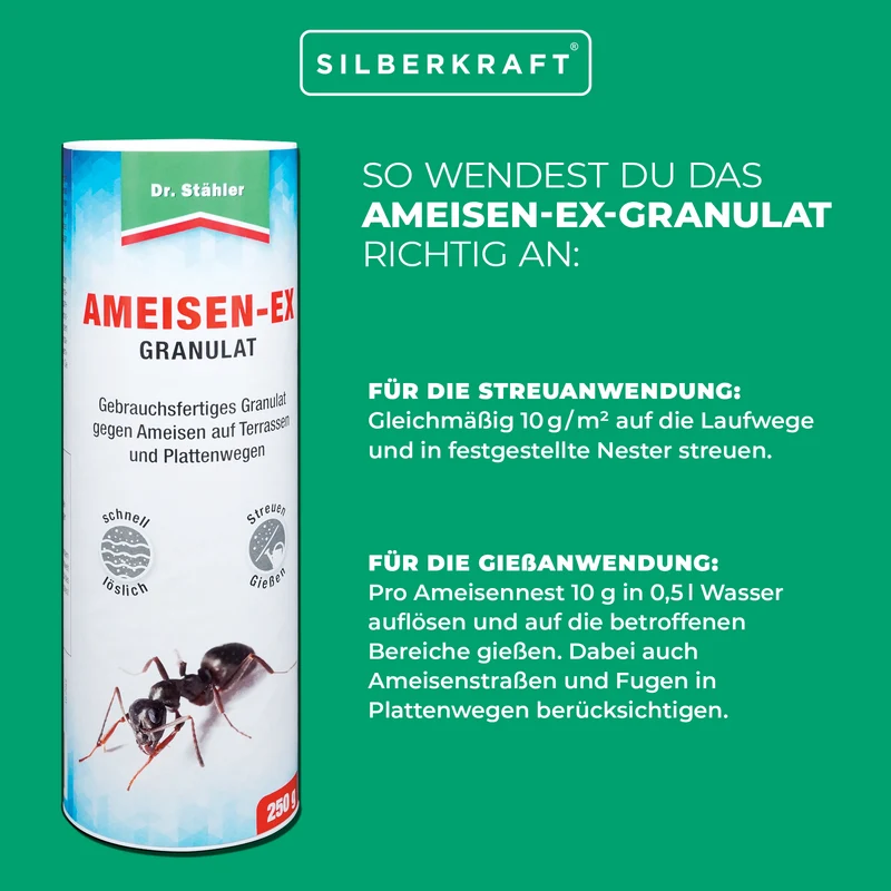 Bewährtes Ameisen-Ex Granulat für erfolgreiche Schädlingsabwehr