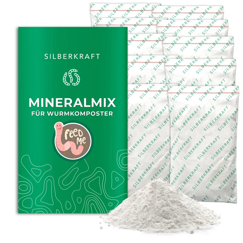 Wurmfutter / Mineral-Mix für Wurmkomposter und Kompost-Würmer