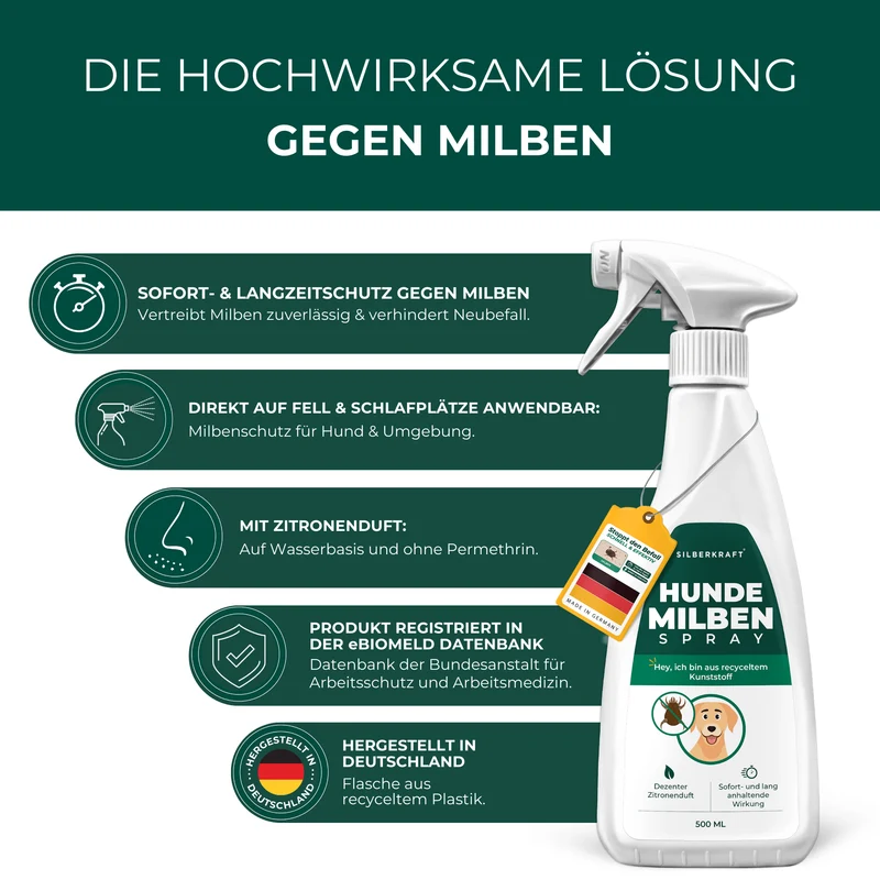 Milbenspray für Hunde