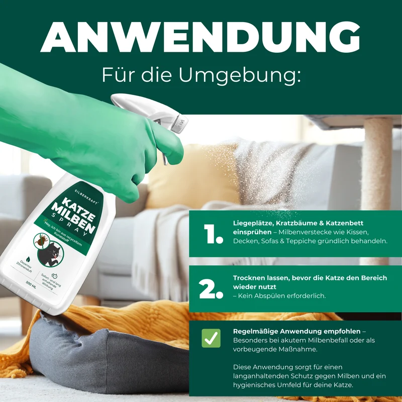 Milbenspray für Katzen