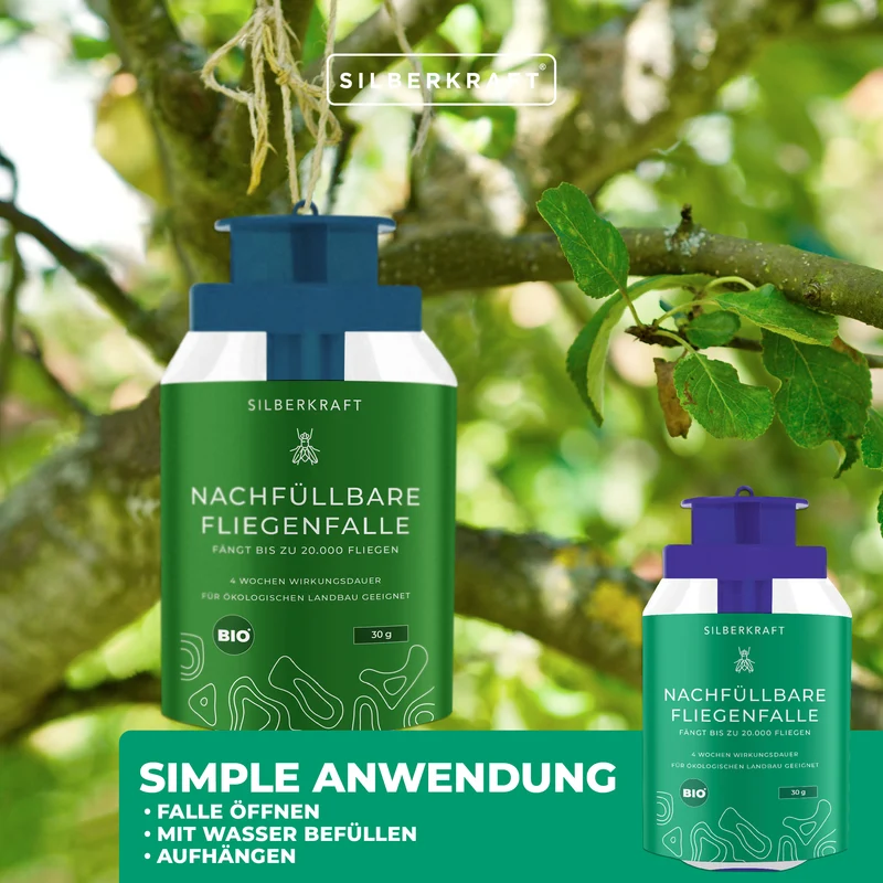 Nachfüllbare Fliegenfalle
