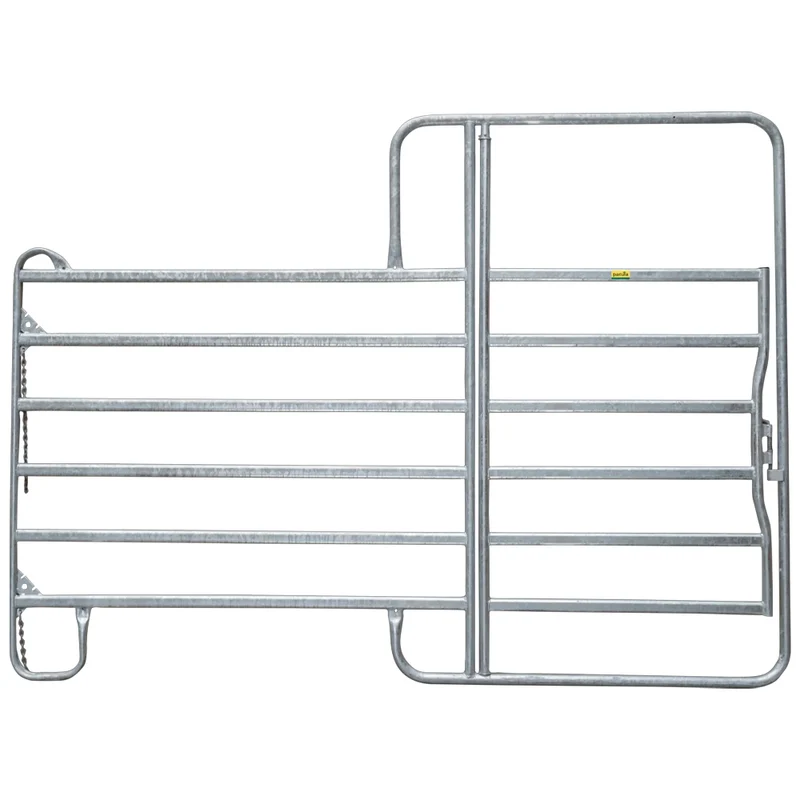 Pannello compatto con cancello e barra centrale – 2,20 m