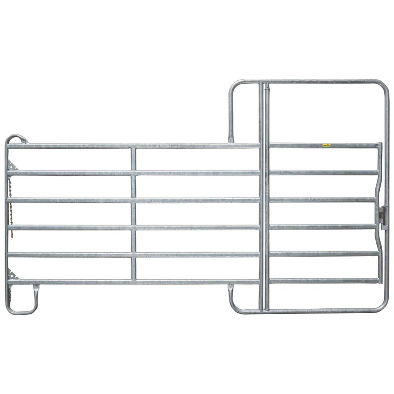 Pannello compatto con cancello e barra centrale – 2,20 m