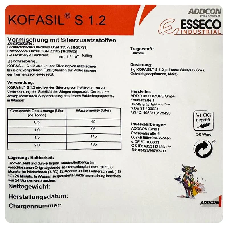Additivi insilati Kofasil S 1.2