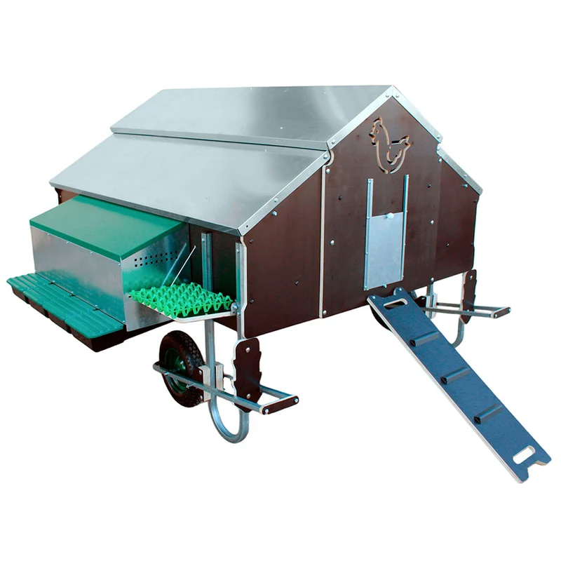 Pollaio Mobile 1,5 x 1,8M – Trasportabile per 25–30 Galline