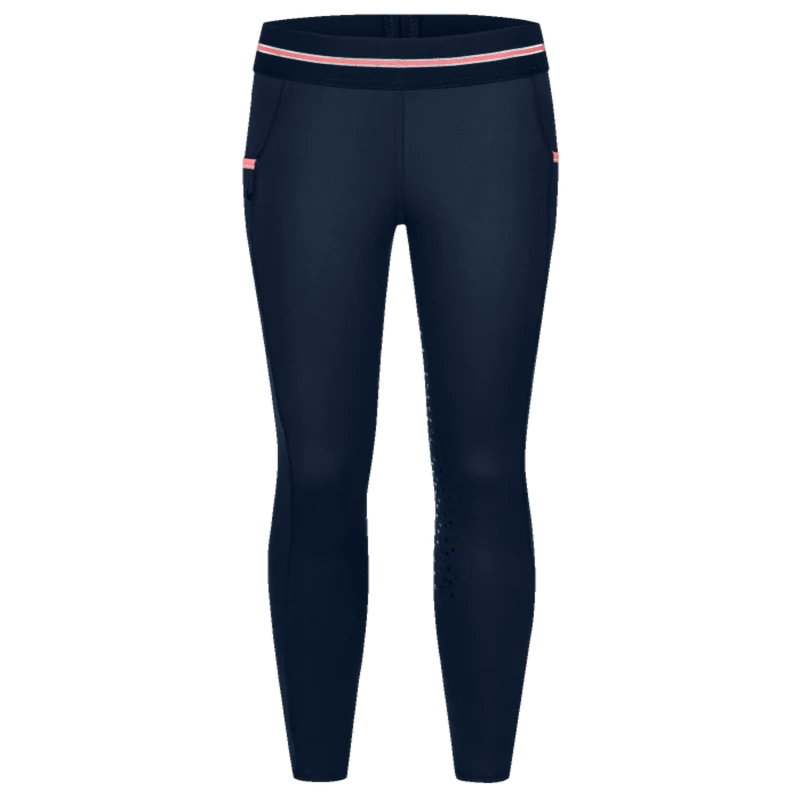 Leggings da Equitazione Termici Bambina Lucky Leni con Glitter e Silicone