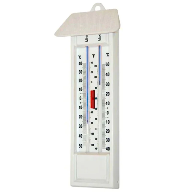 Termometro con temperatura max-min in plastica